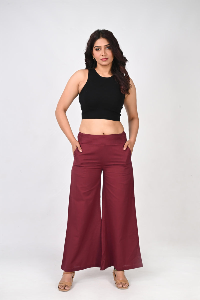 Relaxed Linen Palazzo