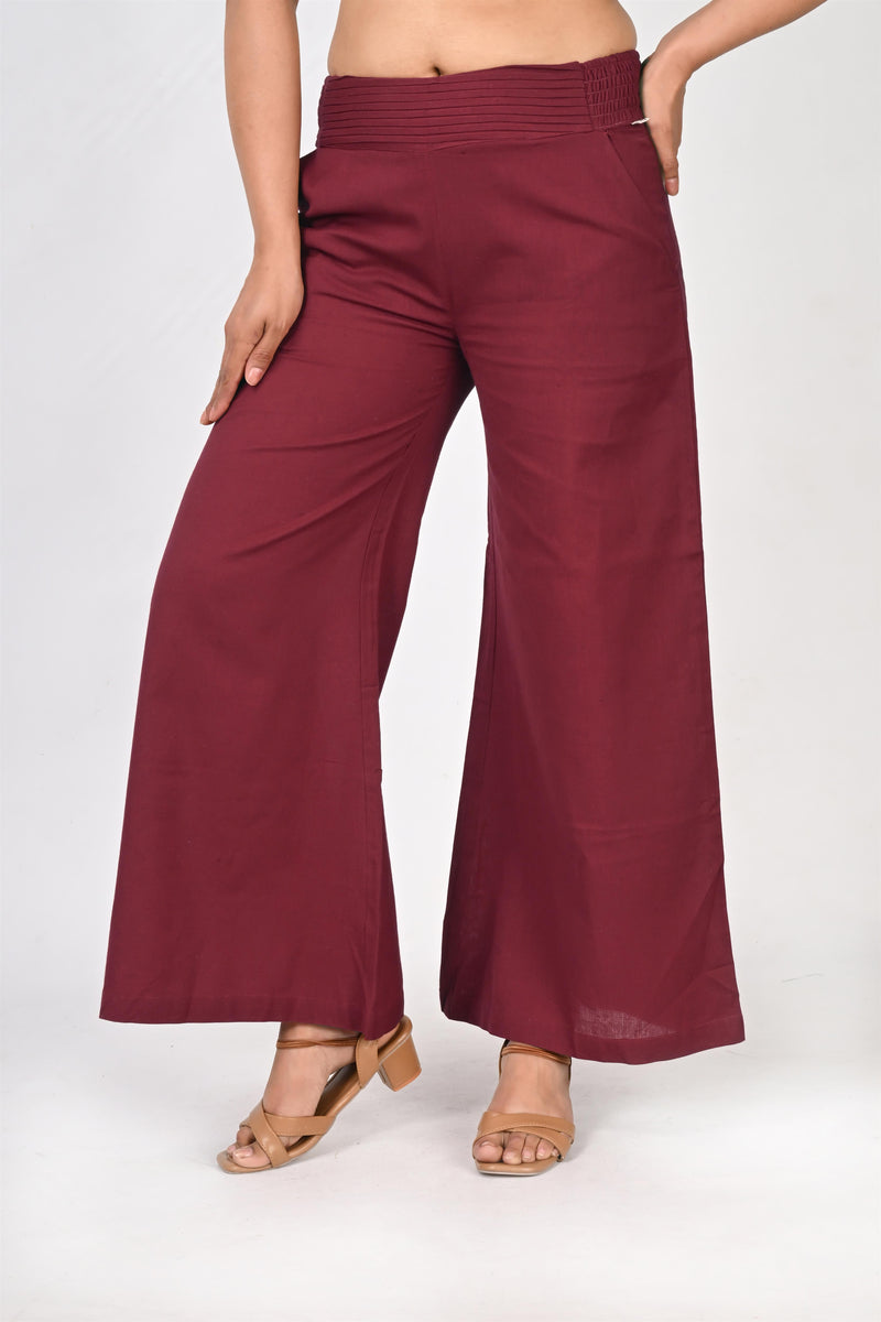 Relaxed Linen Palazzo