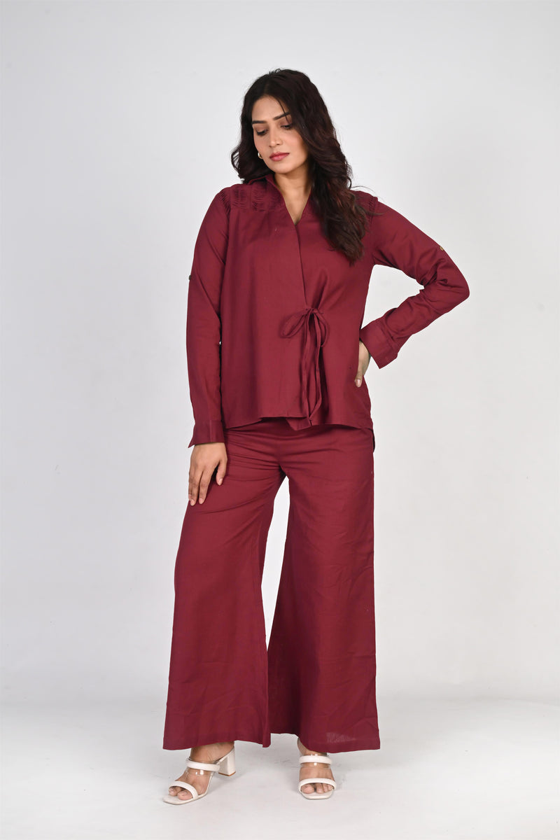 Relaxed Linen Palazzo