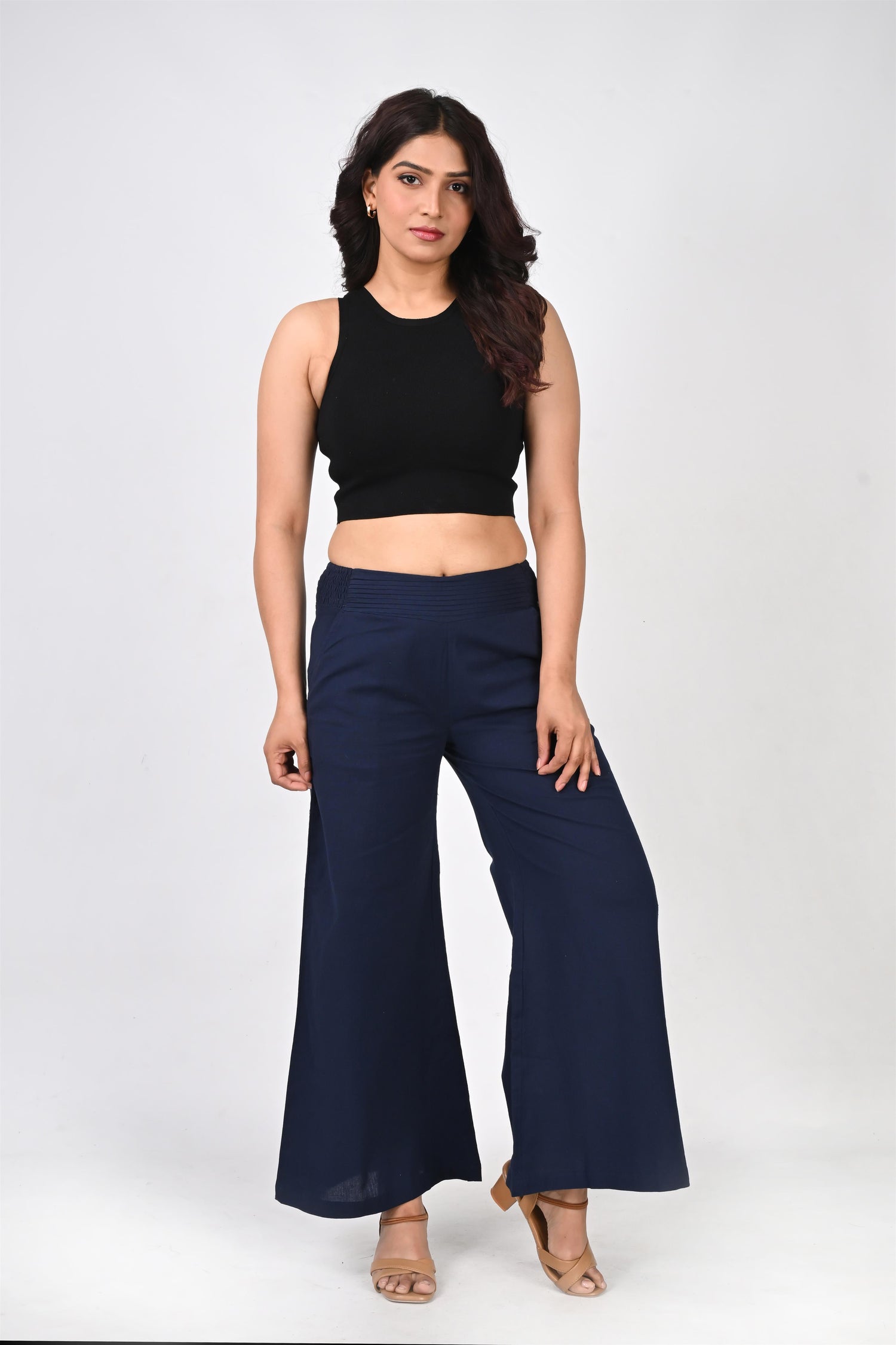 Relaxed Linen Palazzo