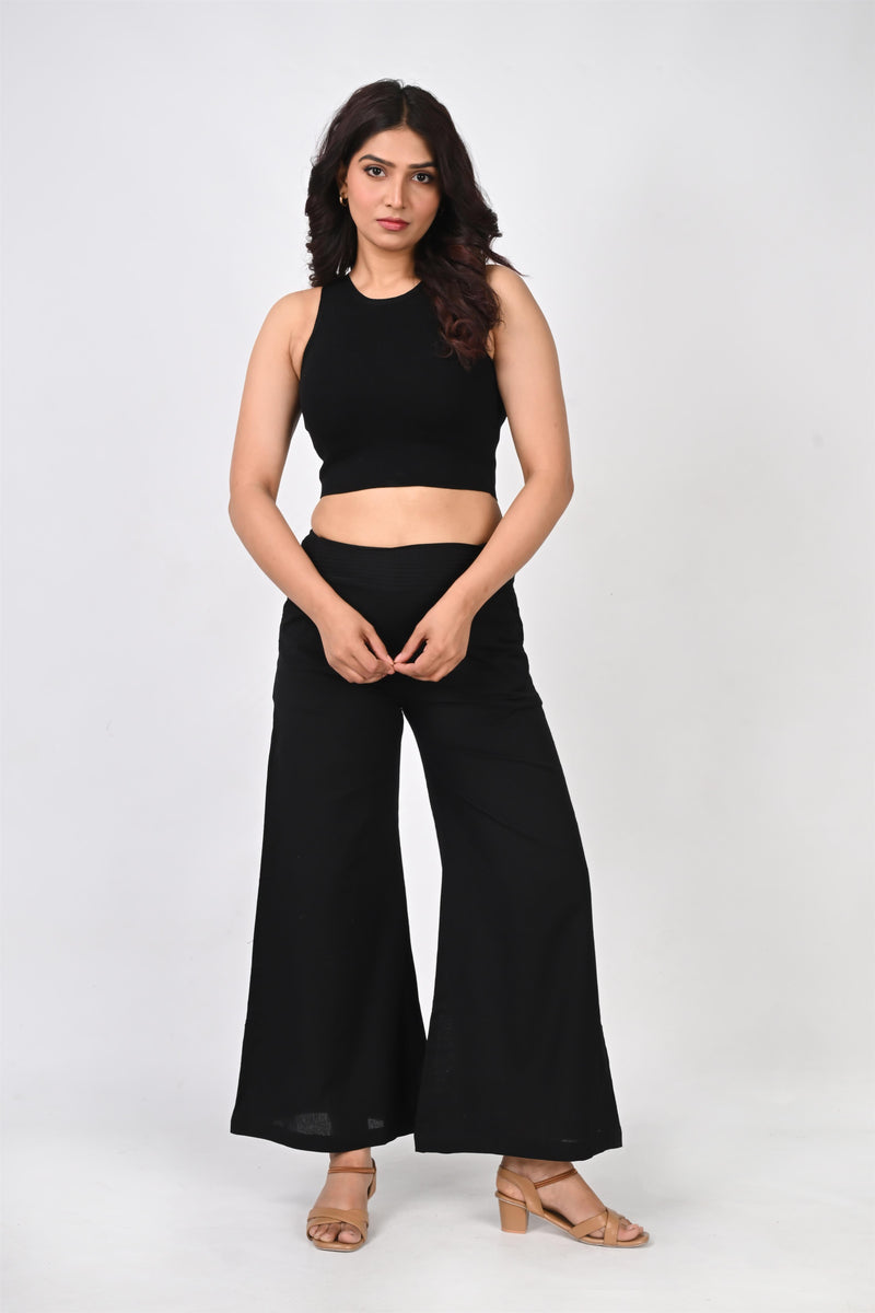 Relaxed Linen Palazzo