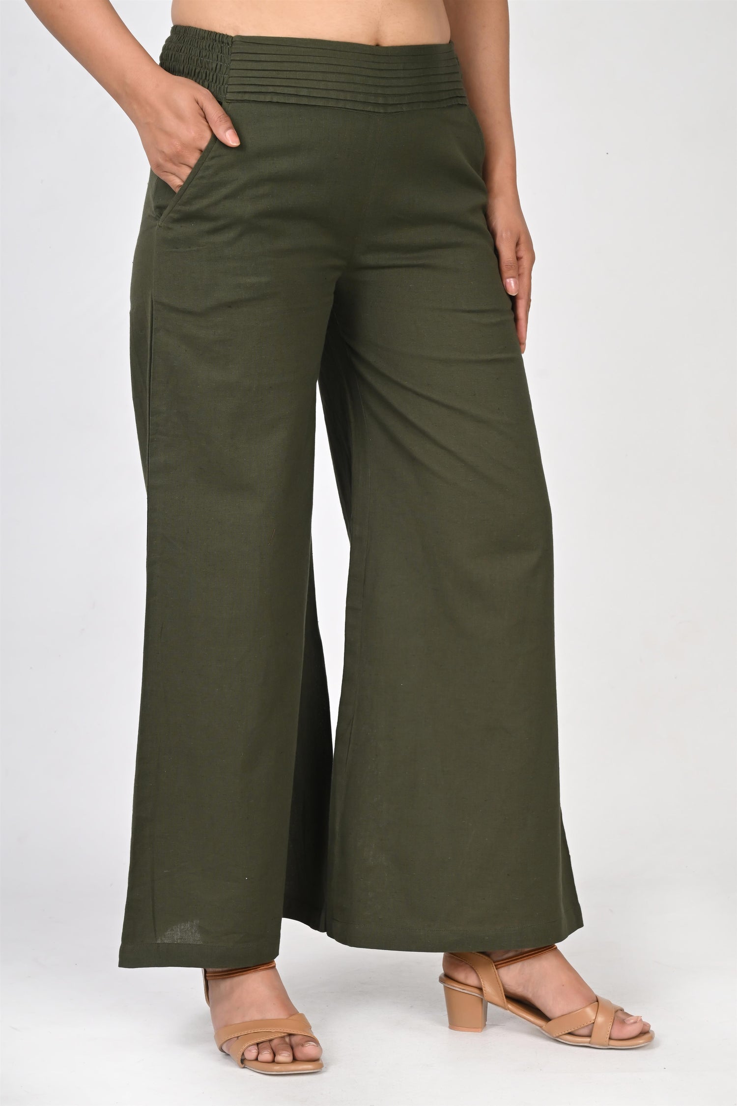 Relaxed Linen Palazzo