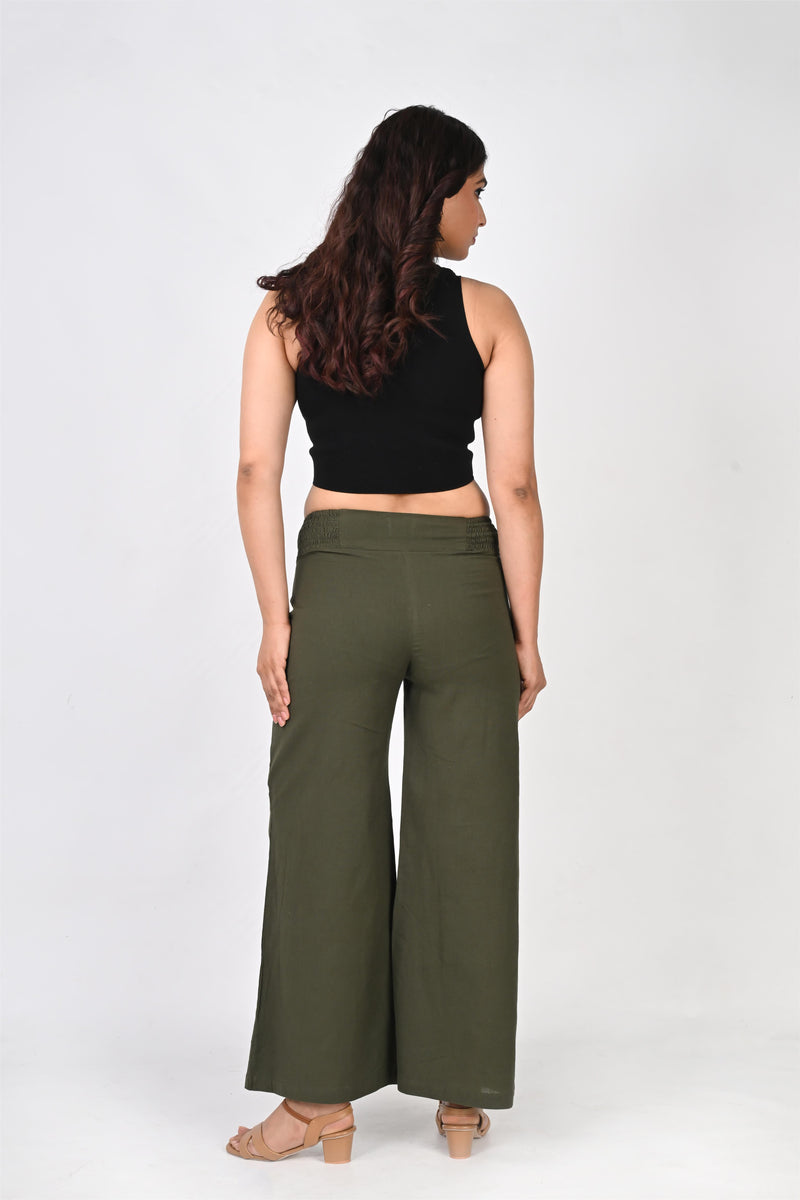 Relaxed Linen Palazzo