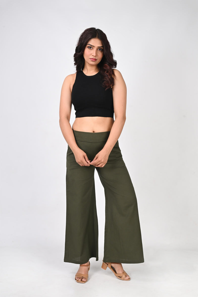 Relaxed Linen Palazzo